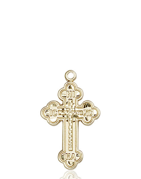 14kt Gold Russian Cross Medal