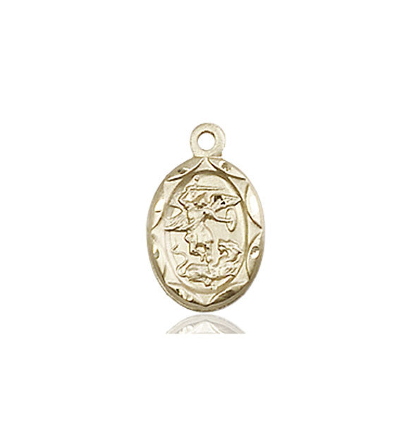 14kt Gold St. Michael the Archangel Medal