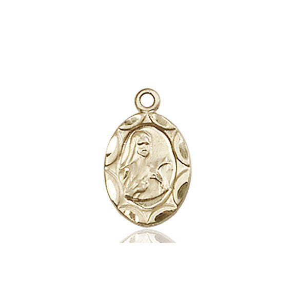 14kt Gold St. Theresa Medal