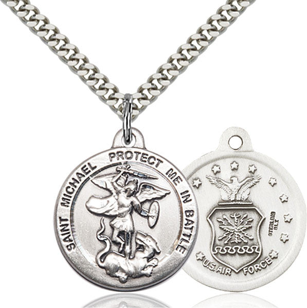 Sterling Silver St. Michael the Archangel Pendant