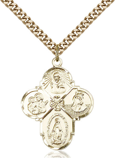 Gold Filled 4-Way Pendant