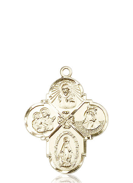 14kt Gold 4-Way Medal