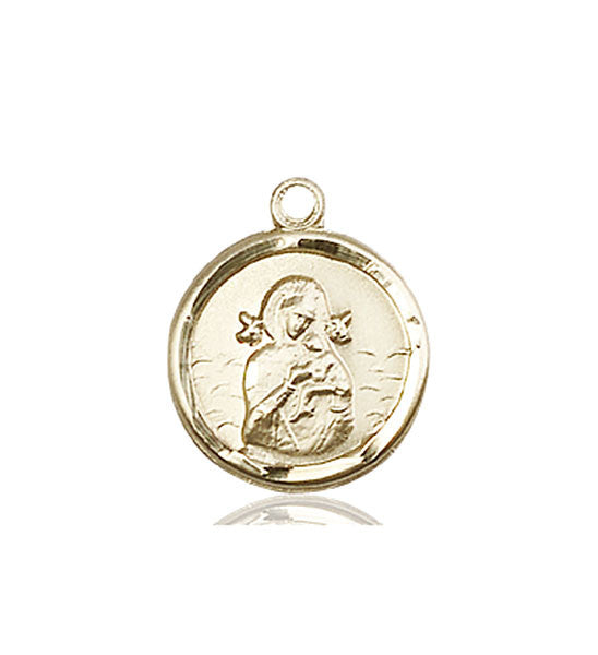 14kt Gold O/L of Perpetual Help Medal