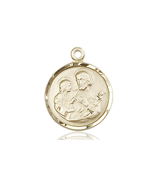 14kt Gold St. Joseph Medal