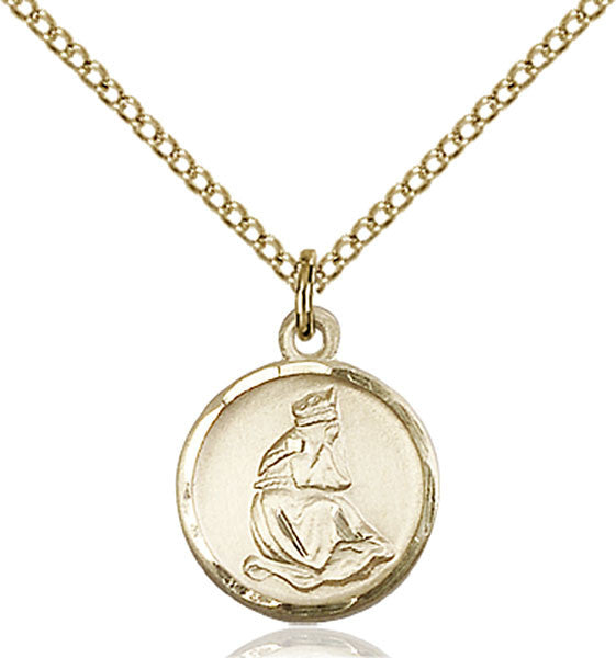 Gold Filled O/L of La Salette Pendant