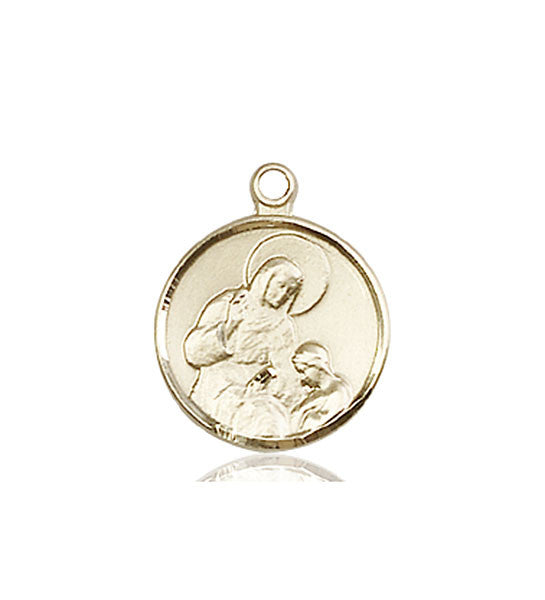 Medalla de San Rafael Arcángel en oro de 14kt