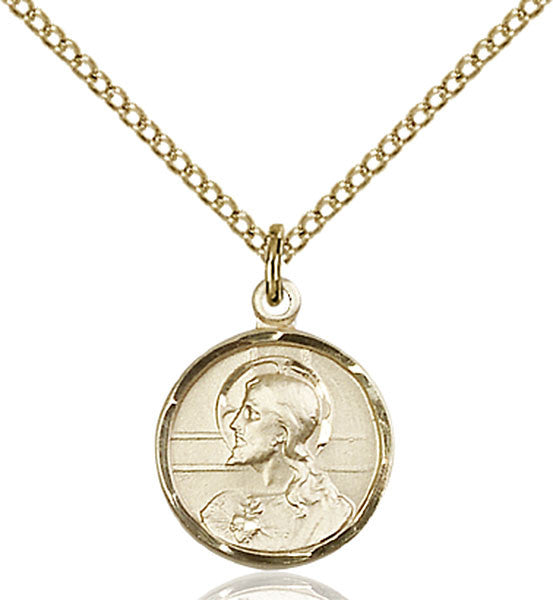 Gold Filled Scapular Pendant