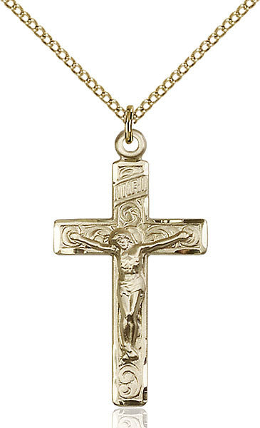 Gold Filled Crucifix Pendant