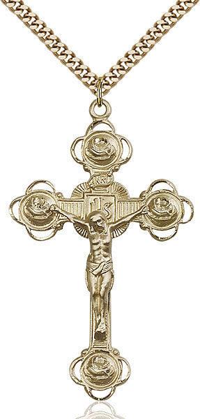Gold Filled Crucifix Pendant