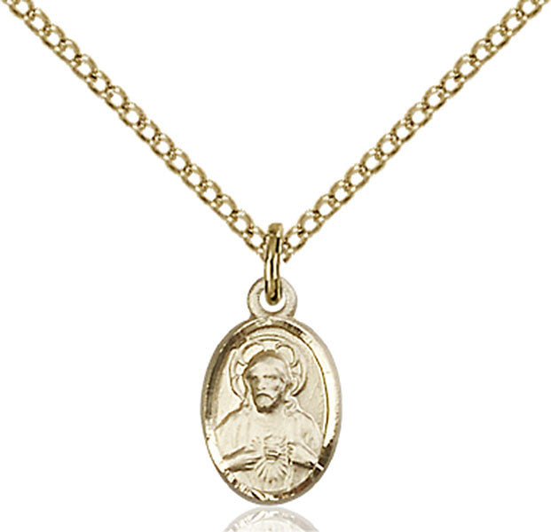 Gold Filled Scapular Pendant