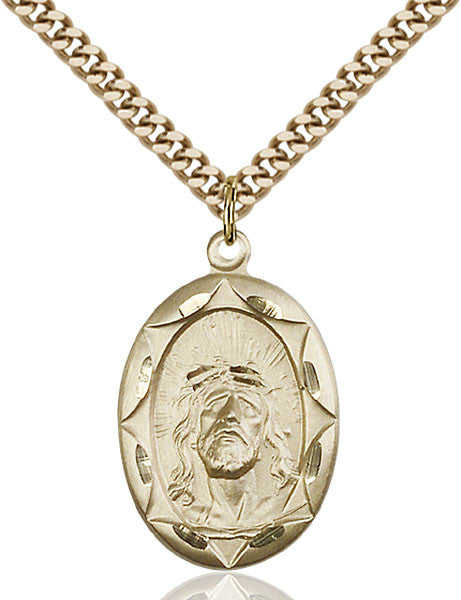 Gold Filled Ecce Homo Pendant