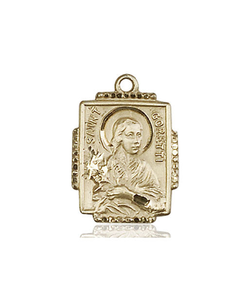 14kt Gold St. Maria Goretti Medal