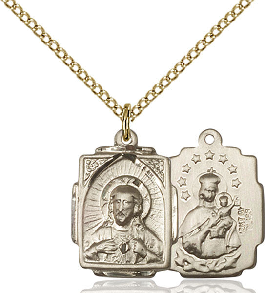 Gold Filled Scapular Pendant