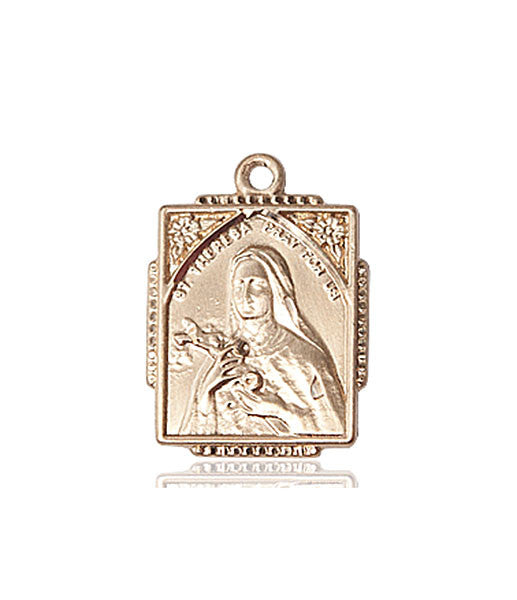 14kt Gold St. Theresa Medal