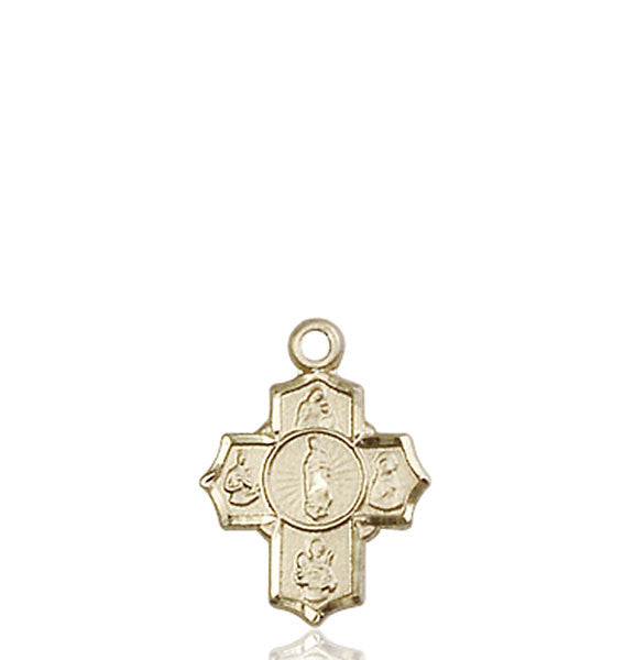 14kt Gold 5-Way Motherhood Medal