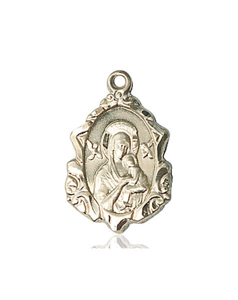 14kt Gold O/L of Perpetual Help Medal