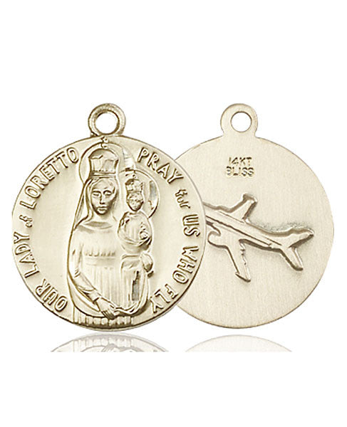 14kt Gold O/L of Loretto Medal