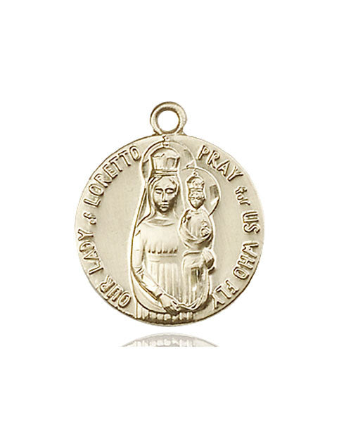 14kt Gold O/L of Loretto Medal