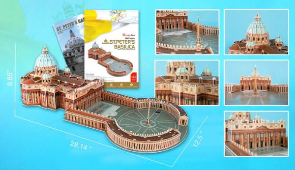 St Peters Basillca 3D Puzzle with Book