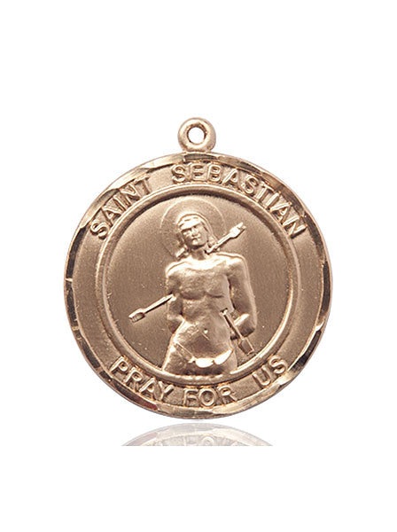 14kt Gold St. Sebastian Medal