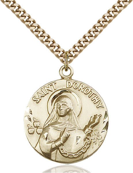 Gold Filled St. Dorothy Pendant