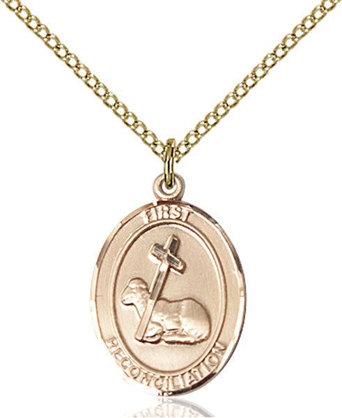Gold Filled First Reconciliation Pendant