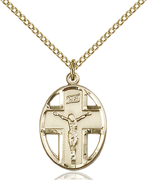 Gold Filled Crucifix Pendant