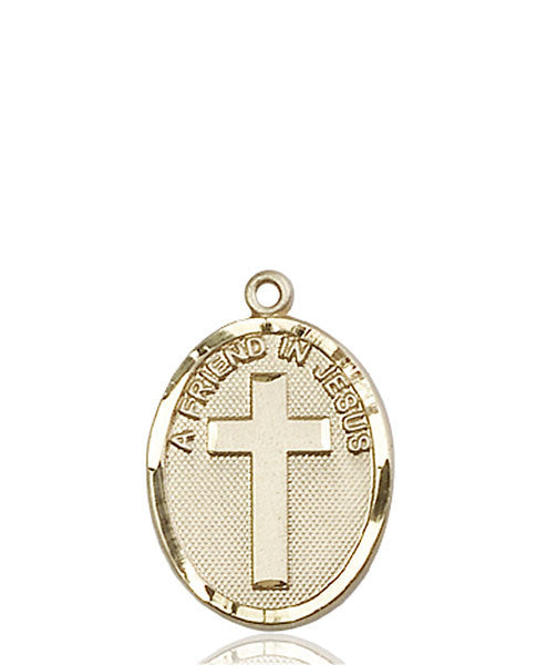 14kt Gold A Friend In Jesus Medal