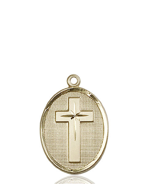 14kt Gold Cross Medal
