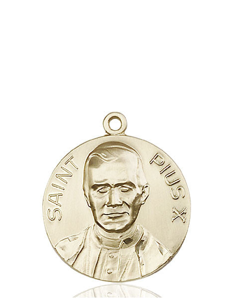 14kt Gold Pope Pius X Medal