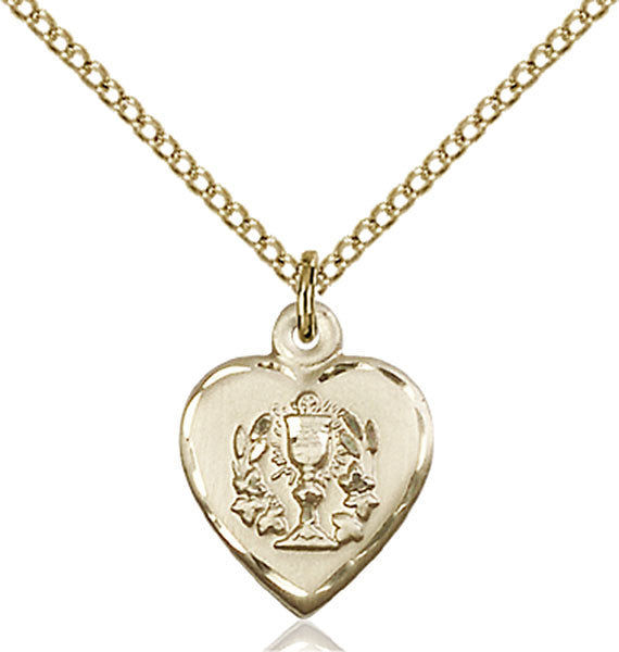 Gold Filled Heart / Communion Pendant