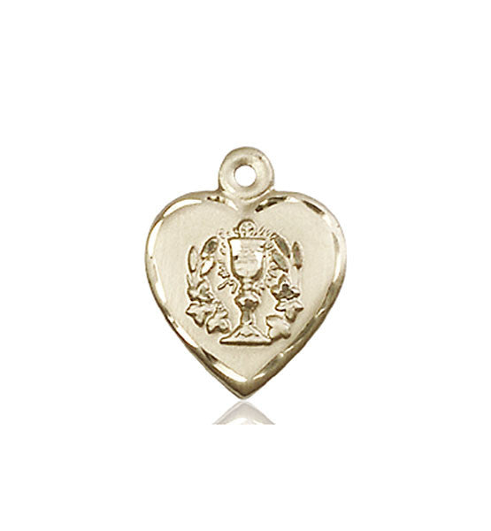 14kt Gold Heart / Communion Medal