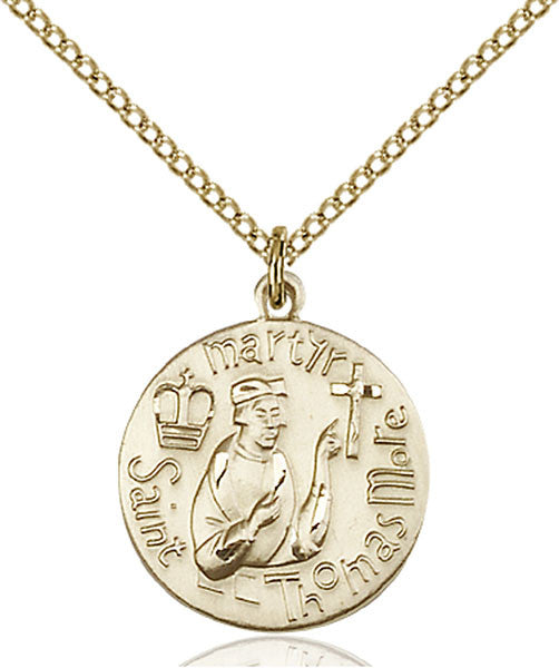 Gold Filled St. Thomas More Pendant