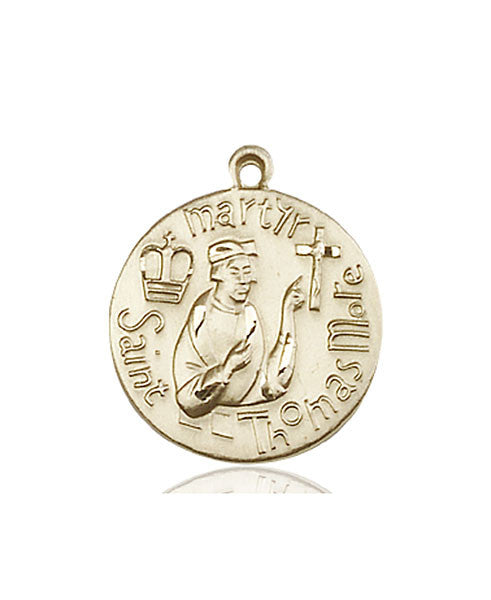 14kt Gold St. Thomas More Medal
