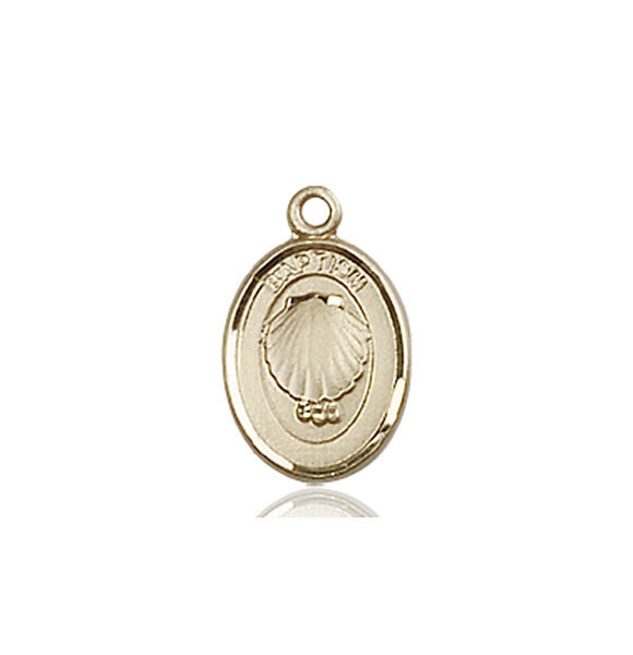 14kt Gold Baptism Medal