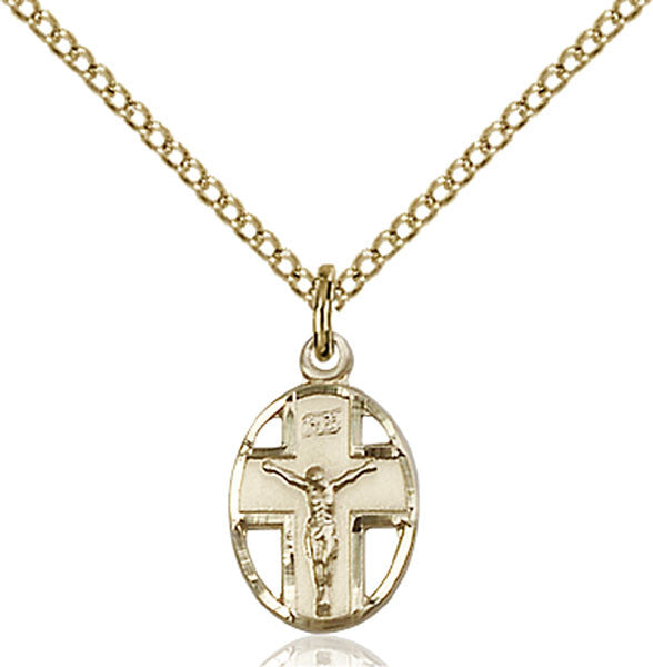 Gold Filled Crucifix Pendant