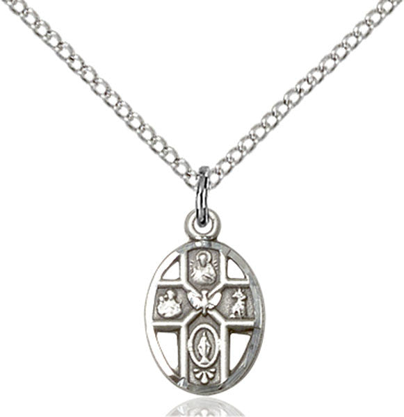 Sterling Silver 5-Way Pendant