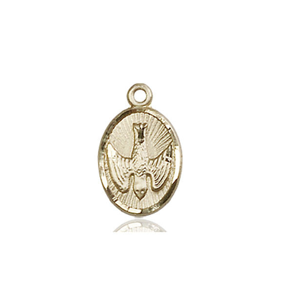 14kt Gold Holy Spirit Medal