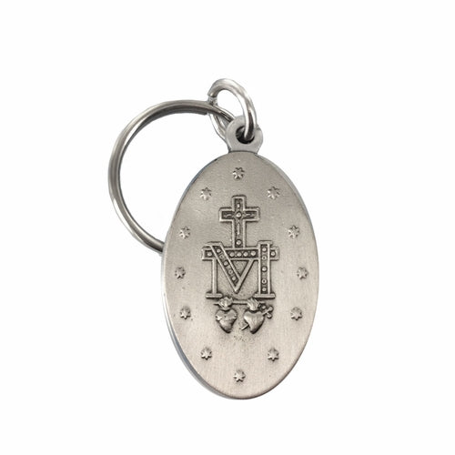 Oval Border Miraculous KeyChain