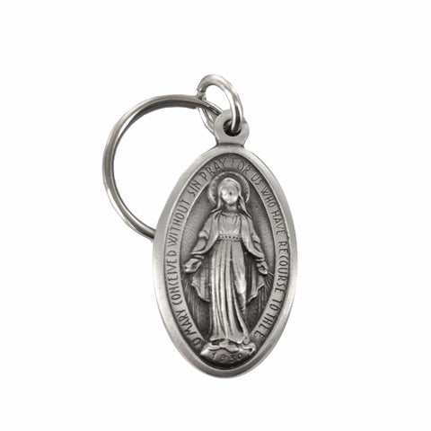 Oval Border Miraculous KeyChain