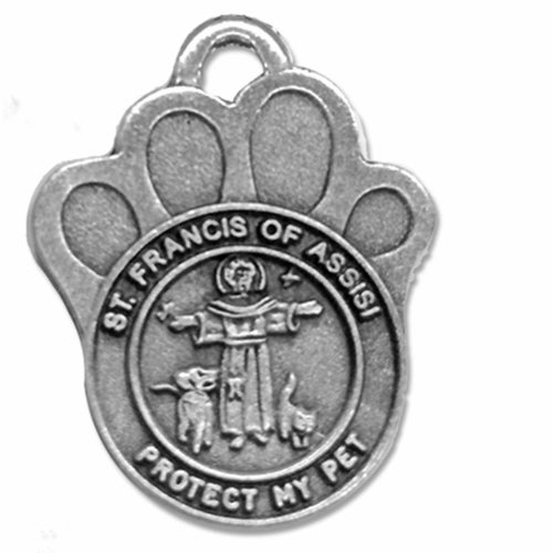 St. Francis Paw Pet Medal
