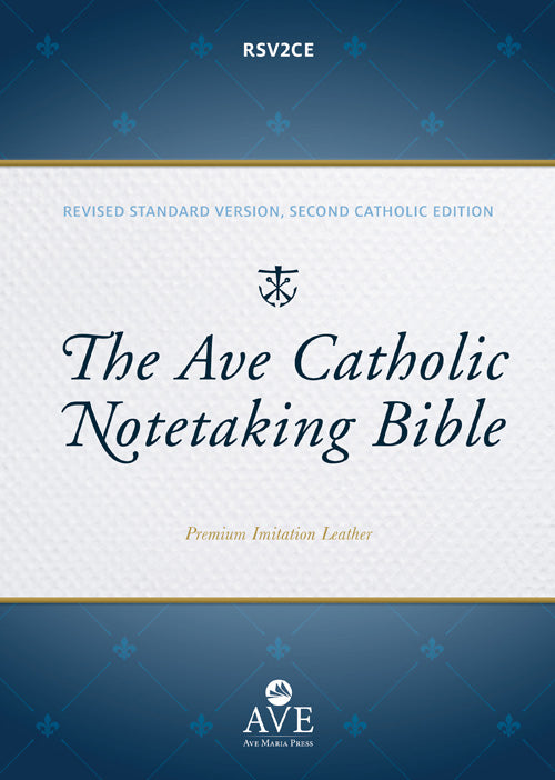 La Biblia para tomar notas de Ave Catholic (Leathersoft) 