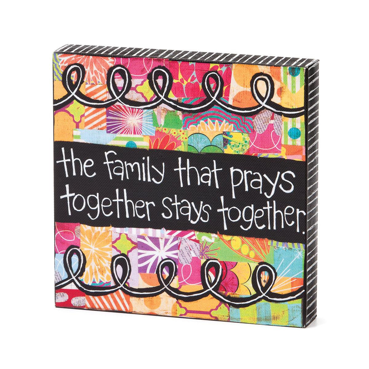 Family That Prays Wall Art