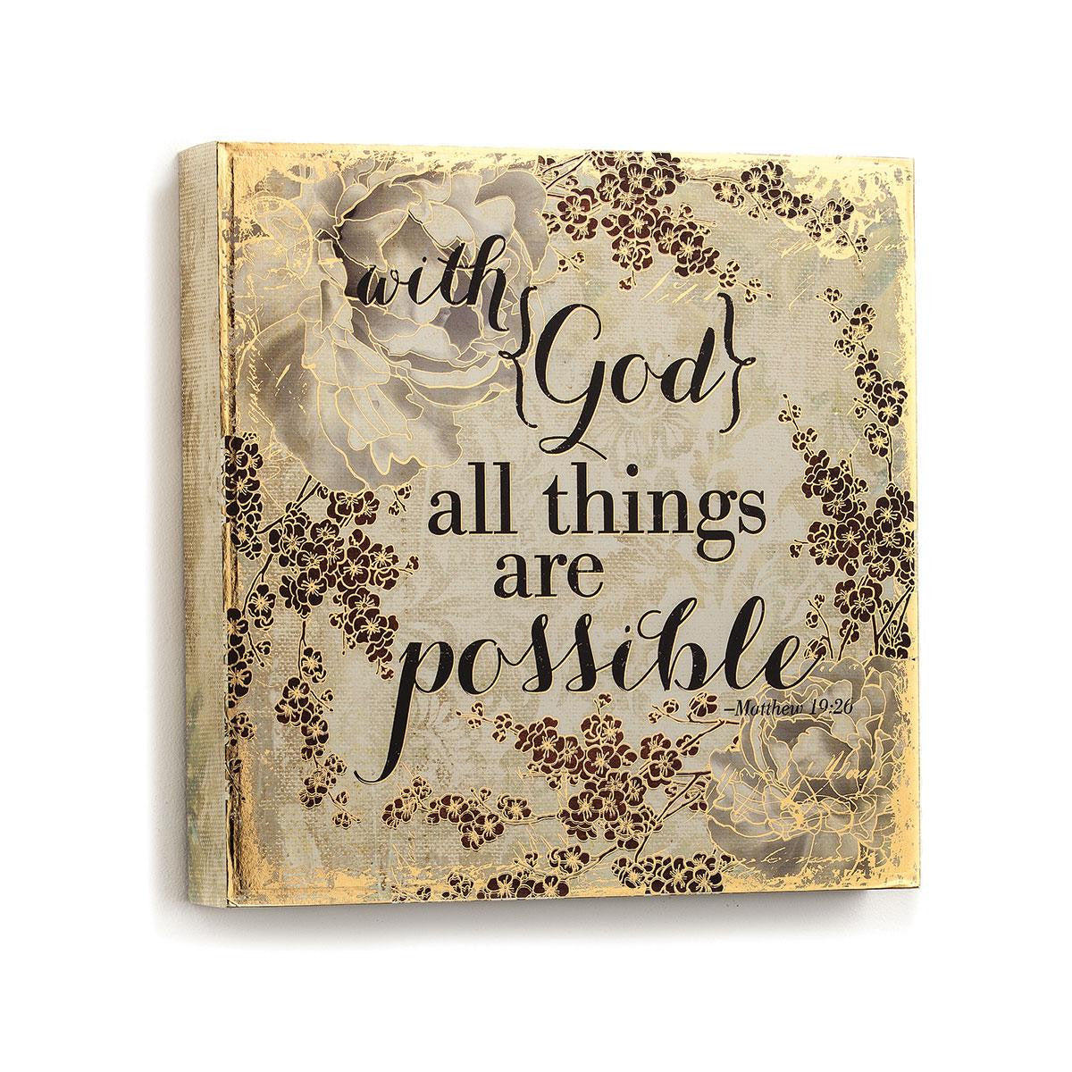 All Things Are Possible Wall Art