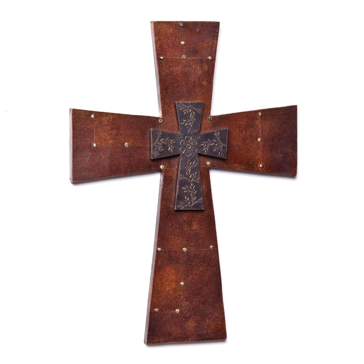 Copper Studded Cross