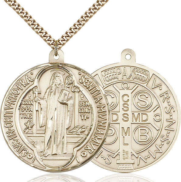Gold Filled St. Benedict Pendant
