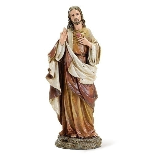 Figura/Estatua del Sagrado Corazón de Jesús, 10.25"