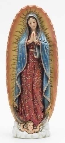 Our Lady of Guadalupe Figure/Statue 11.25"