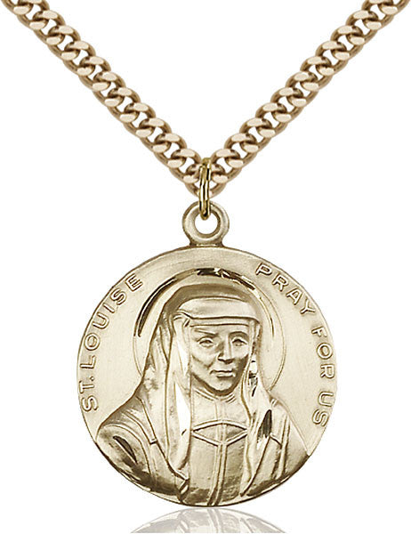 Gold Filled St. Louise Pendant