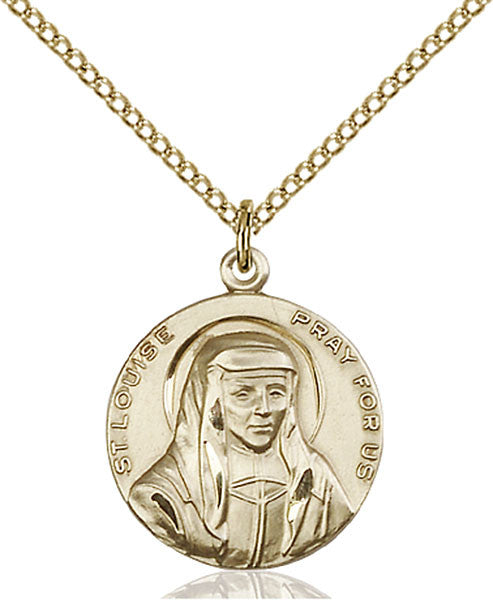 Gold Filled St. Louise Pendant